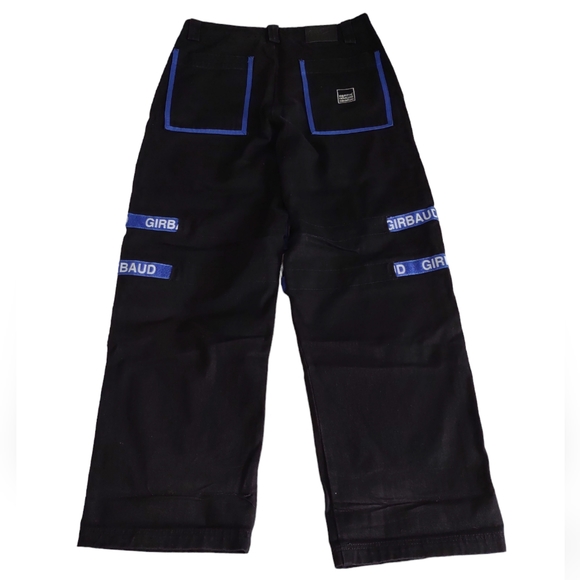 Le Jean De Marithe Francois Girbaud Size 34 Shuttle Tape Cargo Jeans - Picture 2 of 16